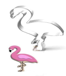 Metal Cookie Cutter Flamingo