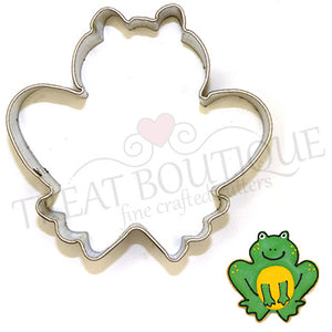 Treat Boutique Metal cookie cutter Frog