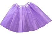 30cm Tutu Skirt Kiddies light Purple Glitter