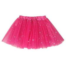30cm Tutu Skirt Kiddies Glitter Dark Pink