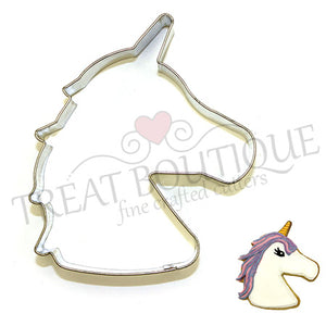 Treat Boutique Metal cookie cutter Unicorn head
