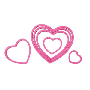 Large shape cutter set, Heart