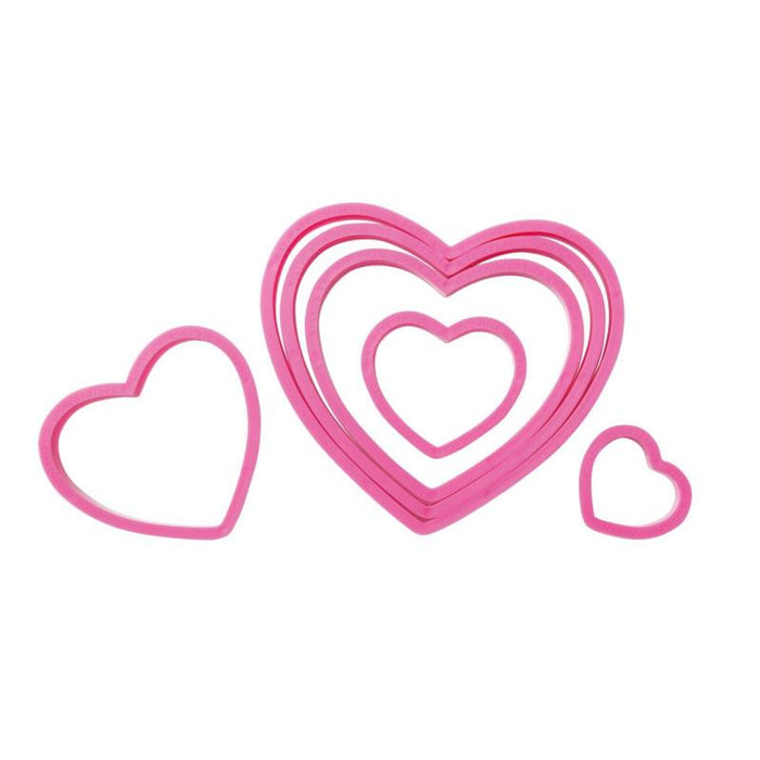 Large shape cutter set, Heart