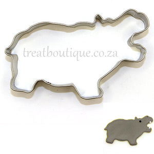 Metal cookie cutter treat boutique Hippo
