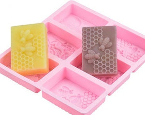 Silicone Mould Honey and Bee Soap