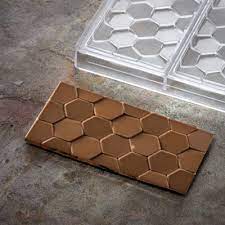 Polycarbonate Mould Honeycomb Crush Chocolate Slab Pavoni 15x7.5cm