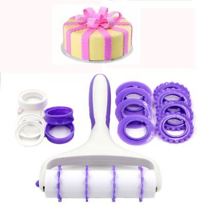 Fondant Rbbon Strip Cutter Roller Set