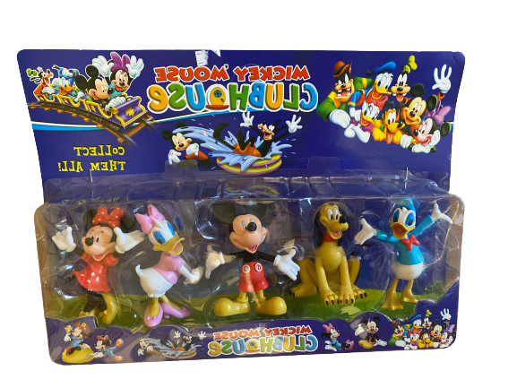 Mickey mouse best sale plastic figurines