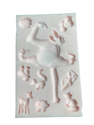 L Silicone mould Forest