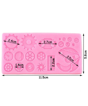 Silicone Mould Steampunk Gear