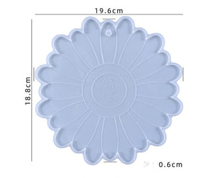 Soft resin silicone mould, large pot stand