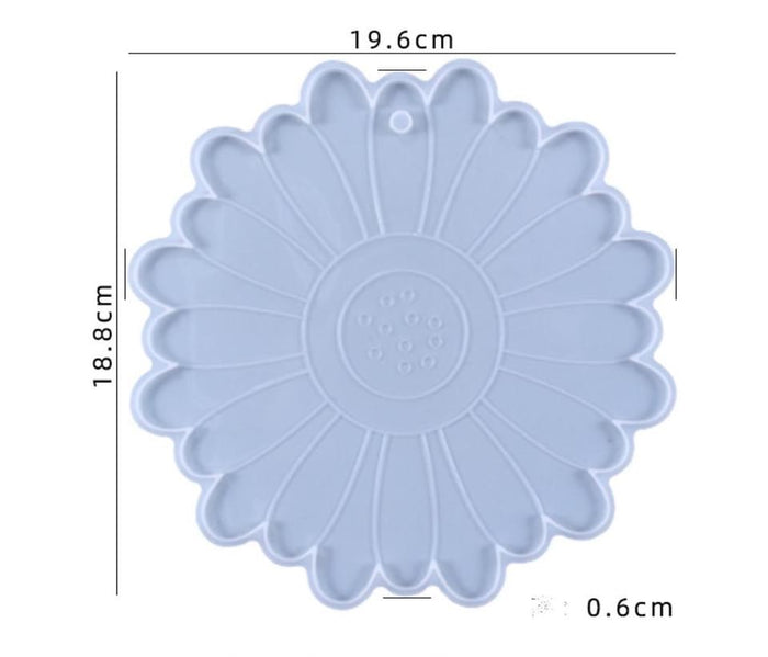 Soft resin silicone mould, large pot stand