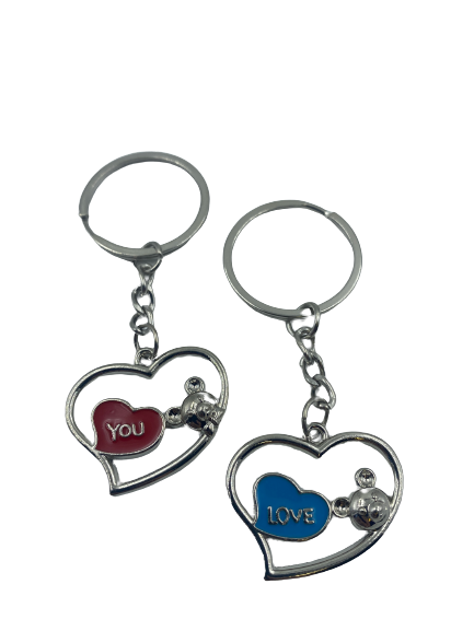 Couple Keyring Love Valentine Teddy