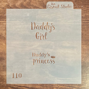 Biscuit Studio Baby Girl Stencil Set 5pc