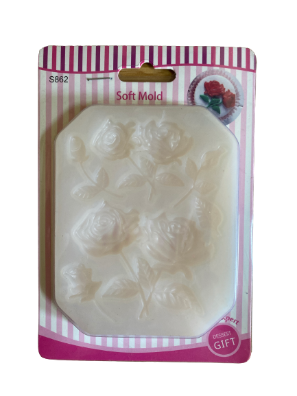 S862 Silicone Soft Mould Rose Flowers