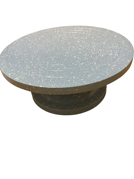 Heavy Duty Rotating Cake Stand Blue 34cm