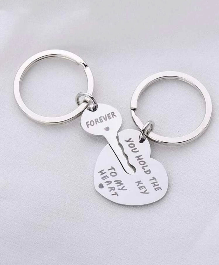 Keyring Heart and Key