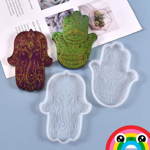 Resin Fathima hand set soft silicone mould