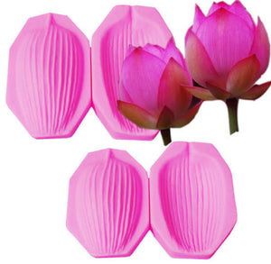 Silicone mould Lotus Petal Flower