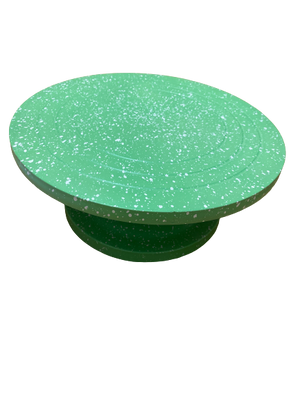 Heavy Duty Rotating Cake Stand Green 34cm