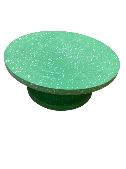 Heavy Duty Rotating Cake Stand Green 34cm