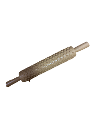 Diamond embossed Fondant rolling pin, 25cm without handles