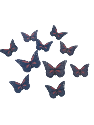 Edible Wafer Paper Butteflies  Purple Lilac ±24