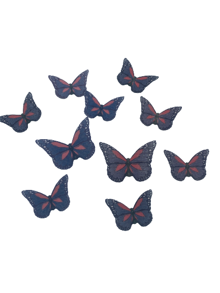Edible Wafer Paper Butteflies  Purple Lilac ±24