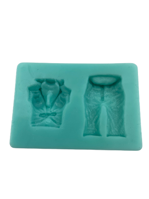 Silicone Mould Denim Top Dress Up