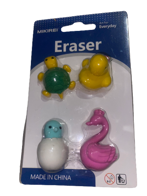 Erasers Set Animal