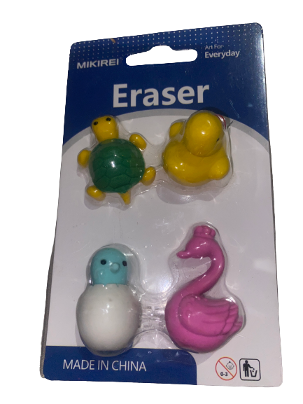 Erasers Set Animal