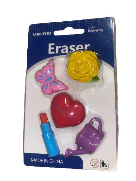 Erasers Set Girly