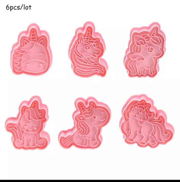 CK-9 Plastic Cookie Cutter Unicorn