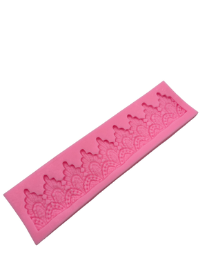 Silicone mould, lace border, 20x4cm N831305
