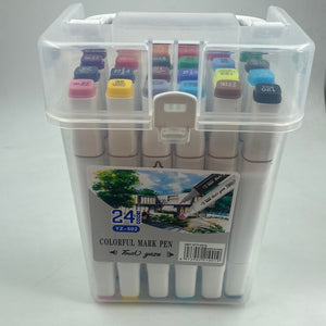 YZ-502-24 Colorful Art Marking Pen 24pcs