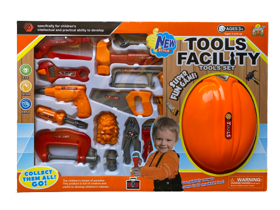Plastic tool toy set