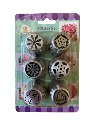 YG-2 6 piece Russian nozzle  (Nozzles may differ)