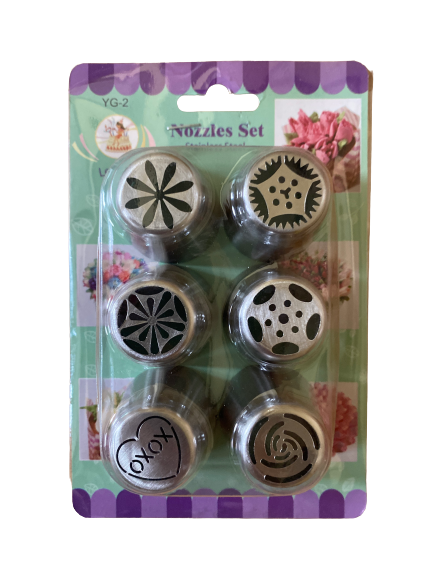 YG-2 6 piece Russian nozzle  (Nozzles may differ)