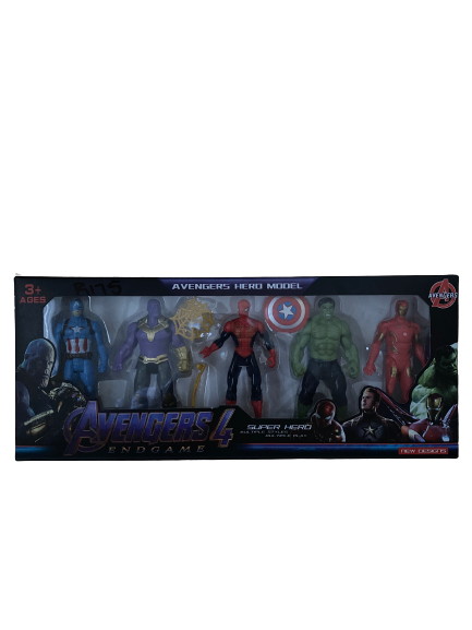 Small Avengers Plastic Figurine set, 12cm