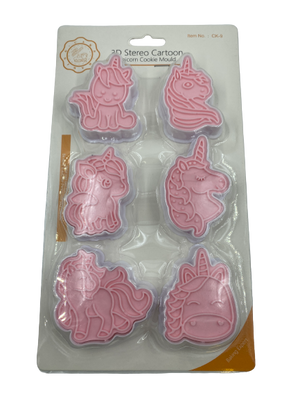 CK-9 Plastic Cookie Cutter Unicorn