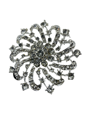 C Diamante brooch for decor or cake decorating