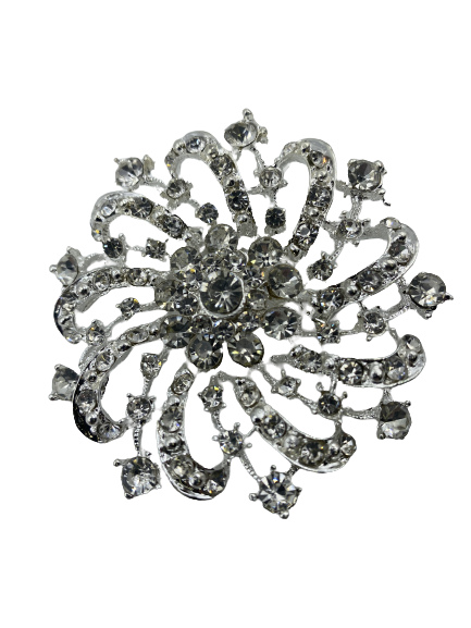 C Diamante brooch for decor or cake decorating