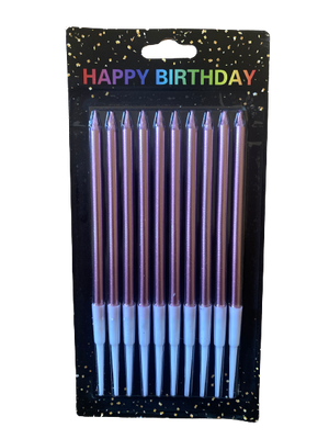 Birthday Candle Long Stylish