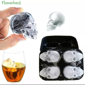 Silicone Mould 3D Skull Ice Tray