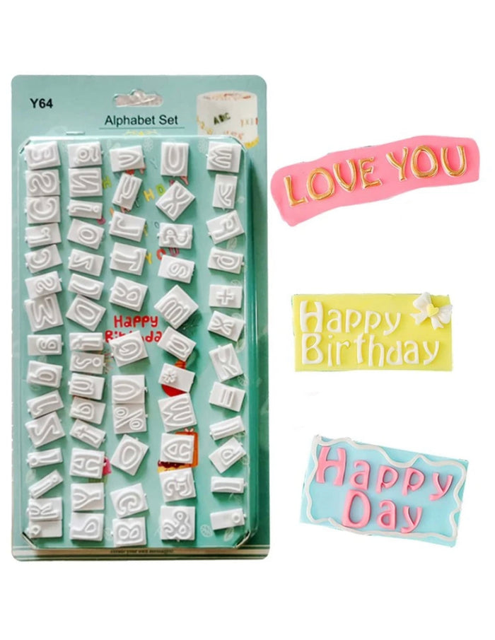 Y64 Fondant Alphabet Cutter Set