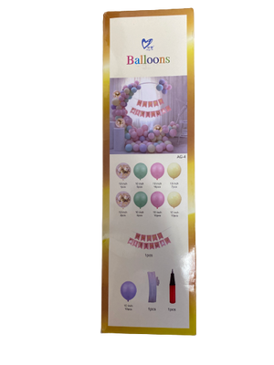 Balloon  Arc Set Pink Mix