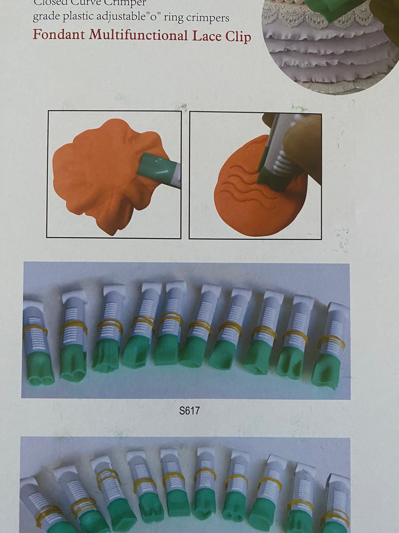 Fondant Plastic Curve Crimper Set – Lamay