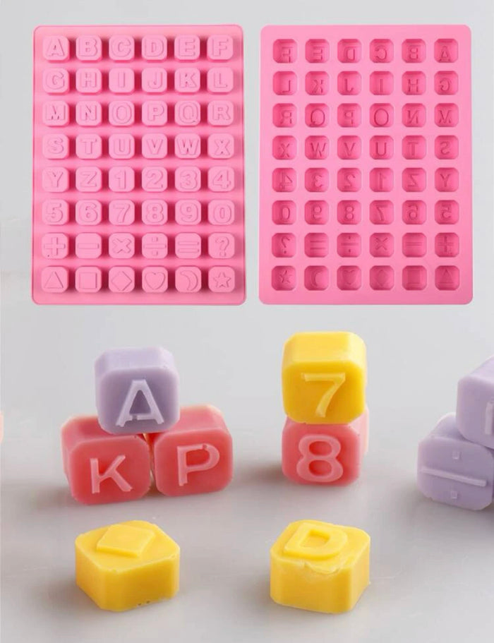 Silicone Mould Alphabet Blocks