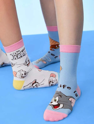 Tom and Jerry Socks