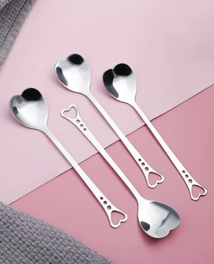 Teaspoons Heart 4pcs